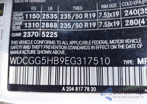 2014 Mercedes-Benz Glk 350 из США, поврежденный, VIN WDCGG5HB9EG317510